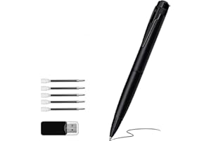 CAMDDEGG Spy camera, 1080p hidden camera pen, 64GB mini camera with motion detection, mini security spy camera with audio recording for meetings and studios