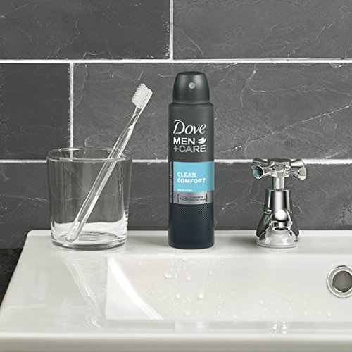 Dove Men+Care Deospray Clean Comfort Anti-Transpirant, 3er Pack (3 x 150 ml) - 6