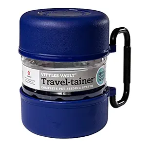 Vittles Vault Gamma Travel-tainer, Blue