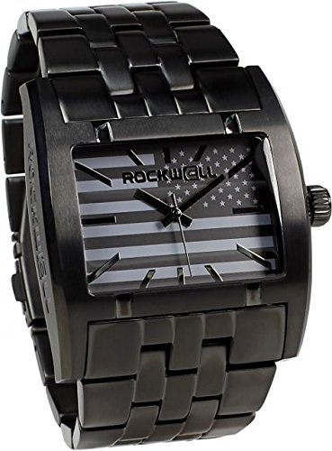 Preisvergleich Produktbild Rockwell Time Apostle Gunmetal American Flagge Armbanduhr