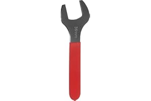 QUARKZMAN Platt nyckel med enkel öppning 36 mm metrisk 15 graders öppningsvinkel platt gaffelnyckel litet platt huvud rött ha