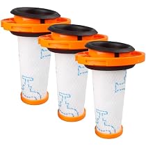 3 Filtros De Repuesto Lavables Para Aspiradora X-Force Flex 9.60 (RH1127, RH1128, RH1129)