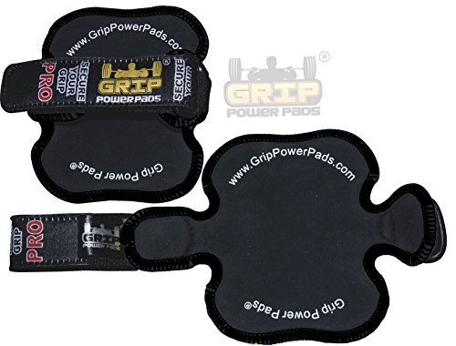Beste anheben Griffe von Grip Power Pads® PRO | die Alternative zum Fitnessraum Handschuhe | PATENTIERTER Hand Griff Technologie für Männer oder Frauen, die beseitigen wollen, schwitzenden Händen beim Heben Gewichte im Fitnessstudio zu halten perfekte Griffigkeit kein Rutsch gepolsterte Handschuhe Bodybuilding | Training Mitnehmerkissen. - 2