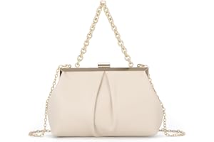 Syrads PU Bolso de noche de cuero para mujer bandolera bolso de hombro bolso de mano bolso de mano bolsos de mano