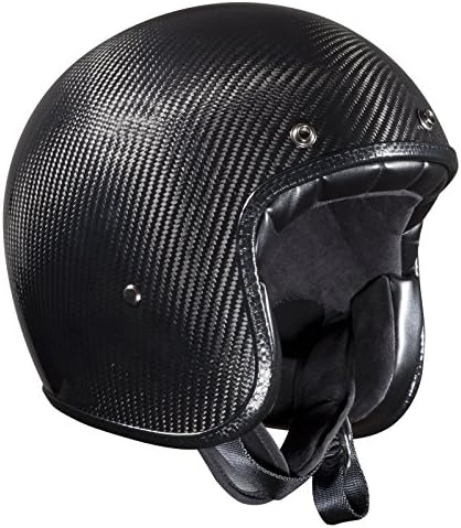 ECE-certified Carbon jet helmet by Bandit Helmets, Color:carbon;Size:S(55-56cm)