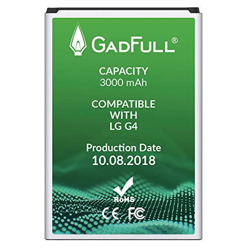 GadFull Batterie pour LG G4   Date de Production est 2018   correspond    d origine BL-51YF   du mod  le G4 Dual Sim   G4 Stylus   H815   H818P   H635   Parfait comme batterie de remplacement