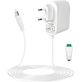 12V 2A Power Supply for LED Strips | 24W Transformer AC 100-240V to DC 12V with 0.5 x 0.3cm Connector Adapter for Wi-Fi Route