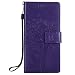 Produktbild Nancen Compatible with Handyhülle Sony Xperia XZ (5,2 Zoll) Flip Schutzhülle Zubehör Lederhülle mit Silikon Back Cover PU Leder Handytasche Etui Schale