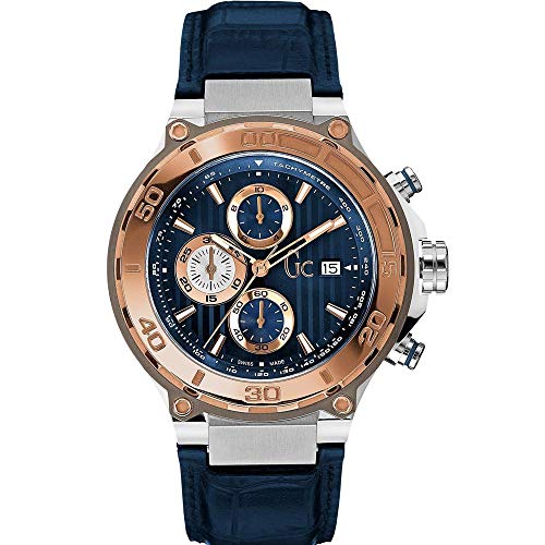 GUESS COLLECTION BOLD RELOJ DE HOMBRE CUARZO CORREA DE CUERO X56011G7S