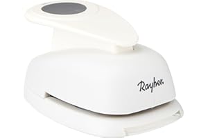 Rayher Perforatrice Creativa, Diametro 4,45 cm, Bianco