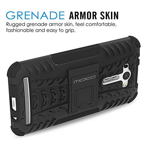 ASUS Zenfone 2 Laser Funda - MoKo Heavy Duty Rugged Dual Layer Armor with Kickstand Protective Funda para ASUS Zenfone 2 Laser ZE550KL ZE551KL 5 5 Inch Smartphone 2015 Release Negro reviews ASUS Zenfone 2 Laser Funda - MoKo Heavy Duty Rugged Dual Layer Armor with Kickstand Protective Funda para ASUS Zenfone 2 Laser ZE550KL ZE551KL 5 5 Inch Smartphone 2015 Release Negro