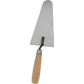 Proalet Ahşap Saplı Sıvacı Malası, 24 cm, Paslanmaz Yay &Ccedil;eliği, Ergonomik Tasarım, Dayanıklı Yapı, Kolay Temizlenebilir, İnşa