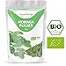 Produktbild Moringa Pulver Bio von Happy Moringa - 200g Moringapulver hochdosiert in Bio Qualität aus reinem Bio Moringa oleifera Blattpulver. Das Moringa olifeira ist absolut natürlich & bio-zertifiziert. 100% Happy!