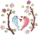 Produktbild Outlook Design Gel Gems Mini Banner V2TAA00V00 BIRDS IN LOVE, Fensteraufkleber, Fensterdekoration,Deko Sticker Selbstklebende Geldekorationen