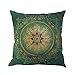 Produktbild VOVO KissenbezugVovotrade New Bohemian Ethnischen Stil Geometrie Malerei Leinen Kissenbezug Einfache Dekokissen Fall Drucken Sofa Home Decor 45 cm * 45 cm/18 * 18" (D, 45cm*45cm/18*18“)