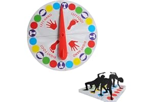 OUDQFCJ 1 pezzo Twister Gioco, Twisting Gioco, Family Floor Gioco per Bambini & Adulti, Twisted Games per Feste di Compleanno e Riunioni