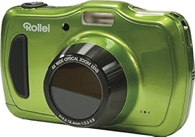 Rollei Sportsline 100 - 20 Megapixel, 4-fach optischer Zoom, wasserdicht bis zu 10 Meter, Foto-Zeitraffer-Funktion - Gr&uuml;n