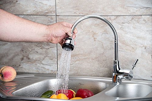360° schwenkbar Profi Küchenarmatur /Wasserhahn Mit Brausekopf / Armatur für Küche Hochdruck Einhebel / Spültischarmatur Einhandhebelmischer Wasserhahn 111 - 5