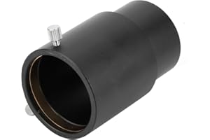 TOPIKY Okularverlängerungsrohradapter, 60mm Metall 2 Zoll Teleskop Okularverlängerungsrohradapter für astronomische Teleskope