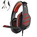 Price comparison product image Bigaint Esport Gaming Headset Headphone Earphone 3.5mm & USB with Microphone for PS4/Xbox One/Mac/PC(Black+Red)