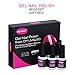 CLAVUZ Gel Nail Polish Sets 6pcs UV Led Soak Off Nail Lacquer Kits