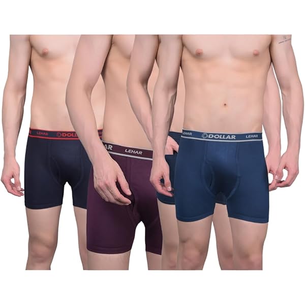 Buy Dollar Bigboss Men's Assorted Pack of 3 Trunk