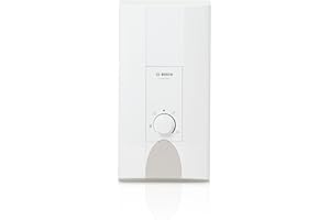 BOSCH THERMOTECHNIK Bosch Elektronischer Durchlauferhitzer Tronic Comfort Plus, 18/21 kW - Übertischgerät, druckfest mit 2-in-1 Leistungsumschaltung und LED-Anzeige [Energieklasse A]