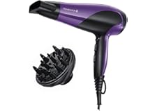 Remington Haartrockner Ionen (2200W, Ionenpflege-Keramik-Ring: schonendes Styling & gleichmäßige Wärmeverteilung, 3 Heiz- & 2