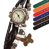 Jago Armbanduhr Damenuhr Armreif Armschmuck im Retrolook mit