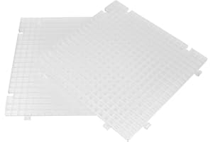 Creator's Waffelgitter für Glasschneider, Trockengestell für Kleinteile oder Flüssigkeiten, transparent, 2 Stück