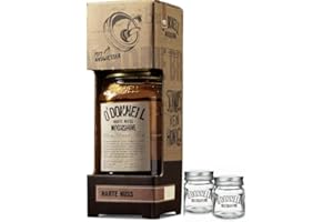 GENERISCH O`Donnell Moonshine I "Shot & Share Combo" I Kombiset “Harte Nuss” I 2 Shotgläser I Natürliche Zutaten I Premium Schnaps nach amerikanischer Tradition I 25% Vol. Alkohol