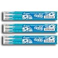 Pilot Frixion Tintenroller-Ersatzminen – 9er Set, Hellblau, 0,4 Mm, Radierbar
