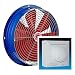 Produktbild 300mm Industrie Axialventilator mit 500W Drehzahlregler Axialgebläse Axial Ventilatoren Ventilator Industrie Lüfter Fan Gebläse Metall Gewerbe Ventilator Axiallüfter Gebläse Wandventilator Wand Lüfter Gebläse Abluft Motor Gebläse Lüfter Metall Wandventilator Zuluft Motorlüfter industriegebläse industrielüfter Absauglüfter Absauggebläse Absaugventilator Einbaugebläse Abluftventilator zuluft motor Motorgebläse Fenster Wandlüfter Badventilator Einbaulüfter Bad Küche Haus Garage Firma 30cm