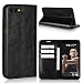 Produktbild FugouSell Huawei Honor V10 Leder Hülle, Premium PU Leder etui Schutzhülle Tasche mit Kippständer, Slim Flip Case Cover für Huawei Honor V10(Schwarz)