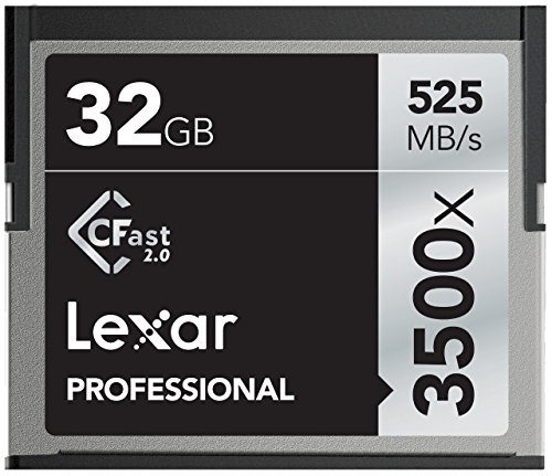 Lexar CFast 2.0, 32GB 32GB Kompaktflash Speicherkarte - Speicherkarten (32GB, Kompaktflash, Schwarz)