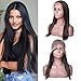 Produktbild Straight Lace Front Wigs Human Hair Pre Gestpelt 130% Dichte brasilianischen Straight Wig mit Baby Hair Glueless Human Hair Wigs für Black Women-18-26 Zoll,22INCH