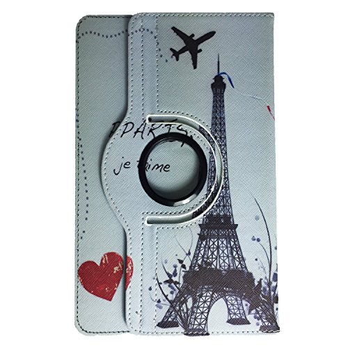 Tablet Tasche für Huawei MediaPad M3 Lite 10 Schutz Hülle Etui Case + Touch Pen – 10.1 Zoll Eifelturm Paris 360? - 5