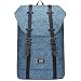 Produktbild Rucksack Damen Herren Vintage KAUKKO Reiserucksack Studenten Rucksack Laptop Rucksack für 14" Notebook Lässiger Daypacks Schultaschen für Wandern Reisen Camping (Linen blue)