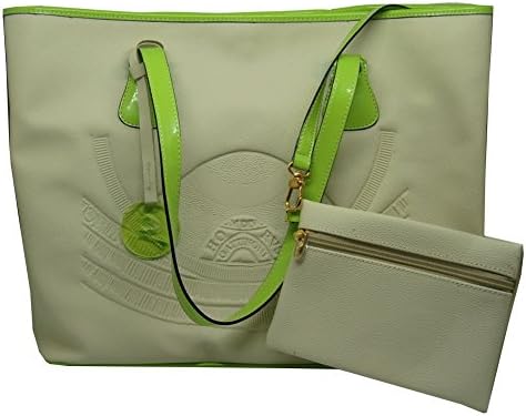 Borsa Donna Shopping con Tasca Polare | Gattinoni Fashion | G11SFWA20000-Beige/Verde