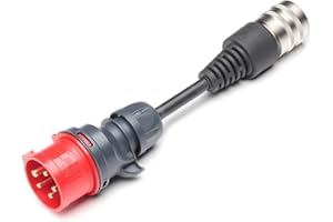 ‎SMART JUICE Juice Booster Adapter - Industriestecker CEE 16A/400V Rot 11kW mit automatischer Adaptererkennung