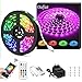 Produktbild Olafus 10M Alexa RGB LED Strip, Smart WiFi LED Streifen 300 LED Lichtband Leiste mit Fernbedienung, App Steuerung, Musik Sync, Dimmbar Bunt 5050 LED Band Kompatibel mit Google Assistant Android, iOS