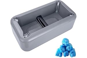 DAGESVGI Distributeur automatique de couvre-chaussures avec 200 couvre-chaussures jetables, distributeur pour la maison, le supermarché