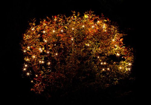 128er LED Pavillonbeleuchtung Lichternetz warm weiß Außen Lichterkette XMAS - 6