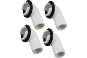 Briny River 4 Piezas Conector de Manguera de Drenaje de Aire Acondicionado Adecuado para Mini Aires Acondicionados de Ventana de 20 Mm.