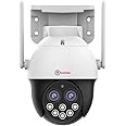 Trueview 4MP Smart CCTV Dual Lens 4G Sim Based Pan/Tilt 10X Combined Zoom Outdoor Indoor Security Camera, Water Proof, 2 Way Talk, Cloud Storage, Motion Detect, Color Night Vision, 30Mtr IR Distance