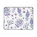 Produktbild WOCNEMP Lavendel Blumen Hand Tragbare Und Faltbare Deckenmatte 60x78 Zoll Handliche Matte Für Camping Picknick Strand Indoor Outdoor Reise