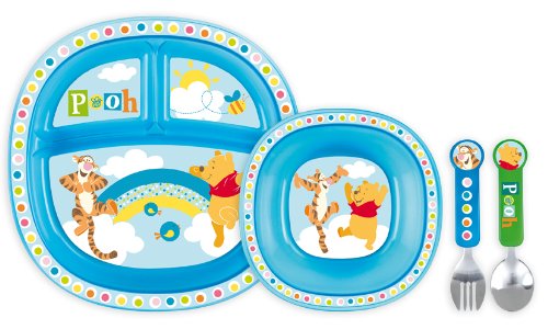 Munchkin 051368 Winnie Boy Dinner Set for Toddlers
