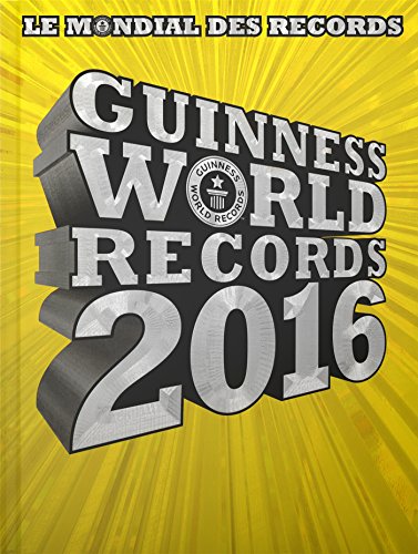 couverture de : Guinness world records 2016