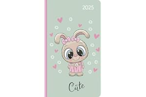 ‎ALPHA EDITION Alpha Edition - Ladytimer Slim Cutie 2025 Taschenkalender, 9x15,6cm, Kalender mit 128 Seiten, Notizbereich, Info- und Adressteil, Monatsübersicht und internationales Kalendarium