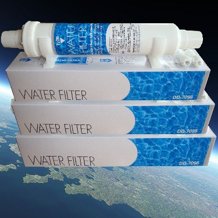 3 Stck Daewoo Ersatz Wasserfilter DD-7098 fr FRN, FRS Serien